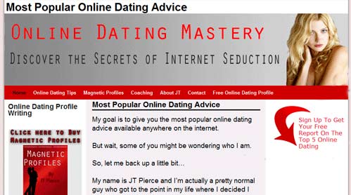 With your advice what you wanted to see on my online dating blog, I changed the header and look a little bit. Okay, a lot!